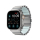 Pasek i akcesoria do zegarków Nomad Stratos Band Natural Titanium 45/46/49mm Icy Blue Glow FKM